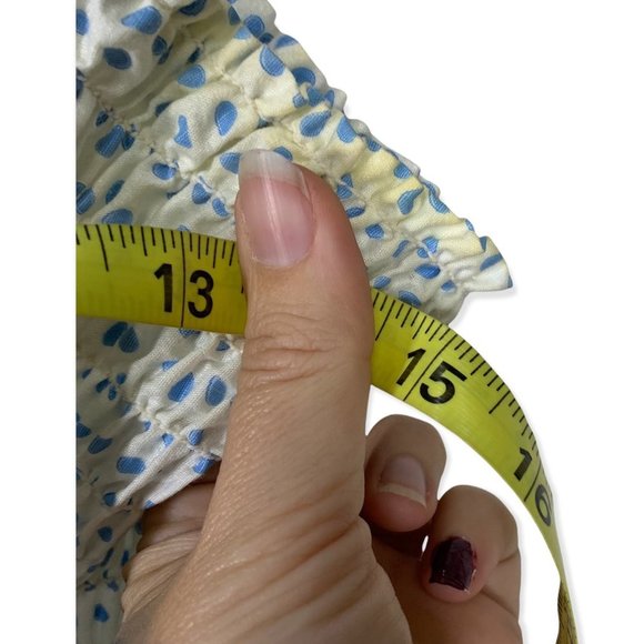 Vintage 70s Handmade Eyelet Pattern Sleeveless Maxi Dress Medium - Picture 6 of 11